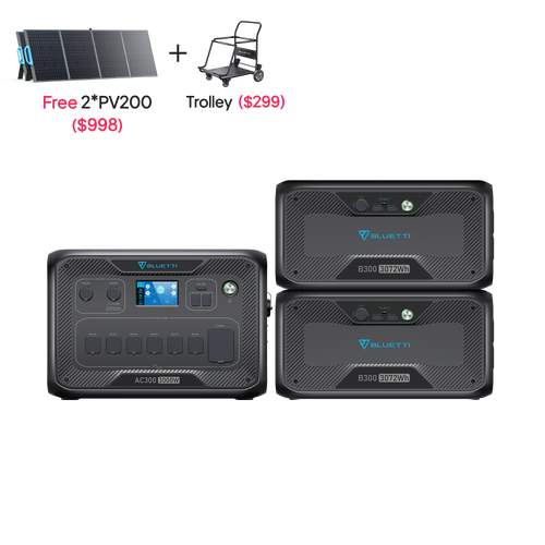 BLUETTI AC300 + B300 | Home Battery Backup